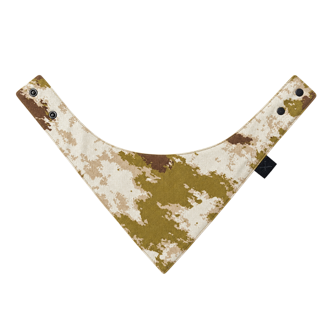 DOG BANDANA | LIGHT OLIVE & DESERT CAMO
