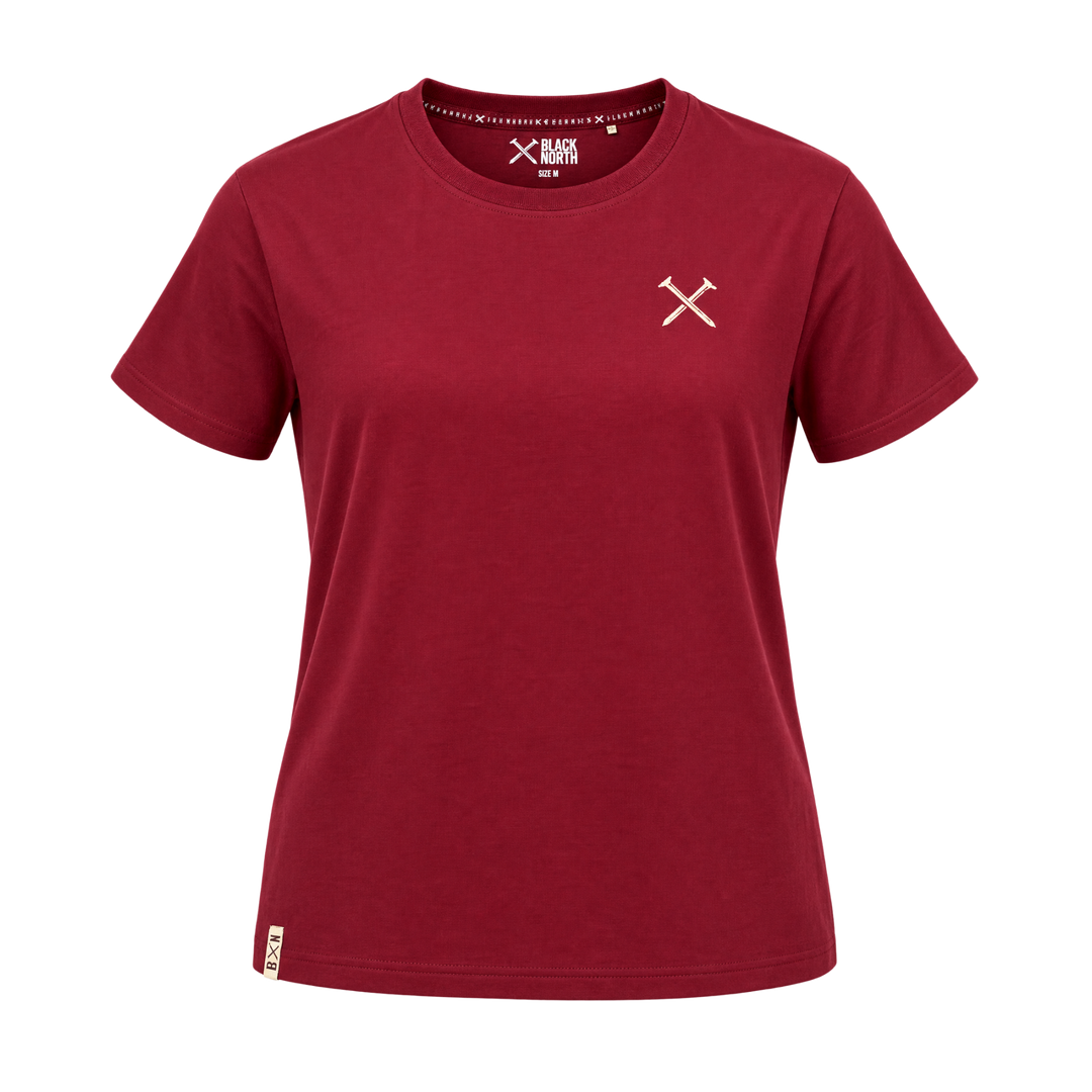 Damen Shirt Red Berry