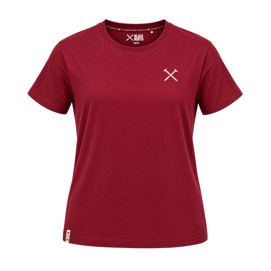 Damen Shirt Red Berry