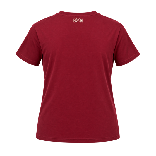 Damen Shirt Red Berry