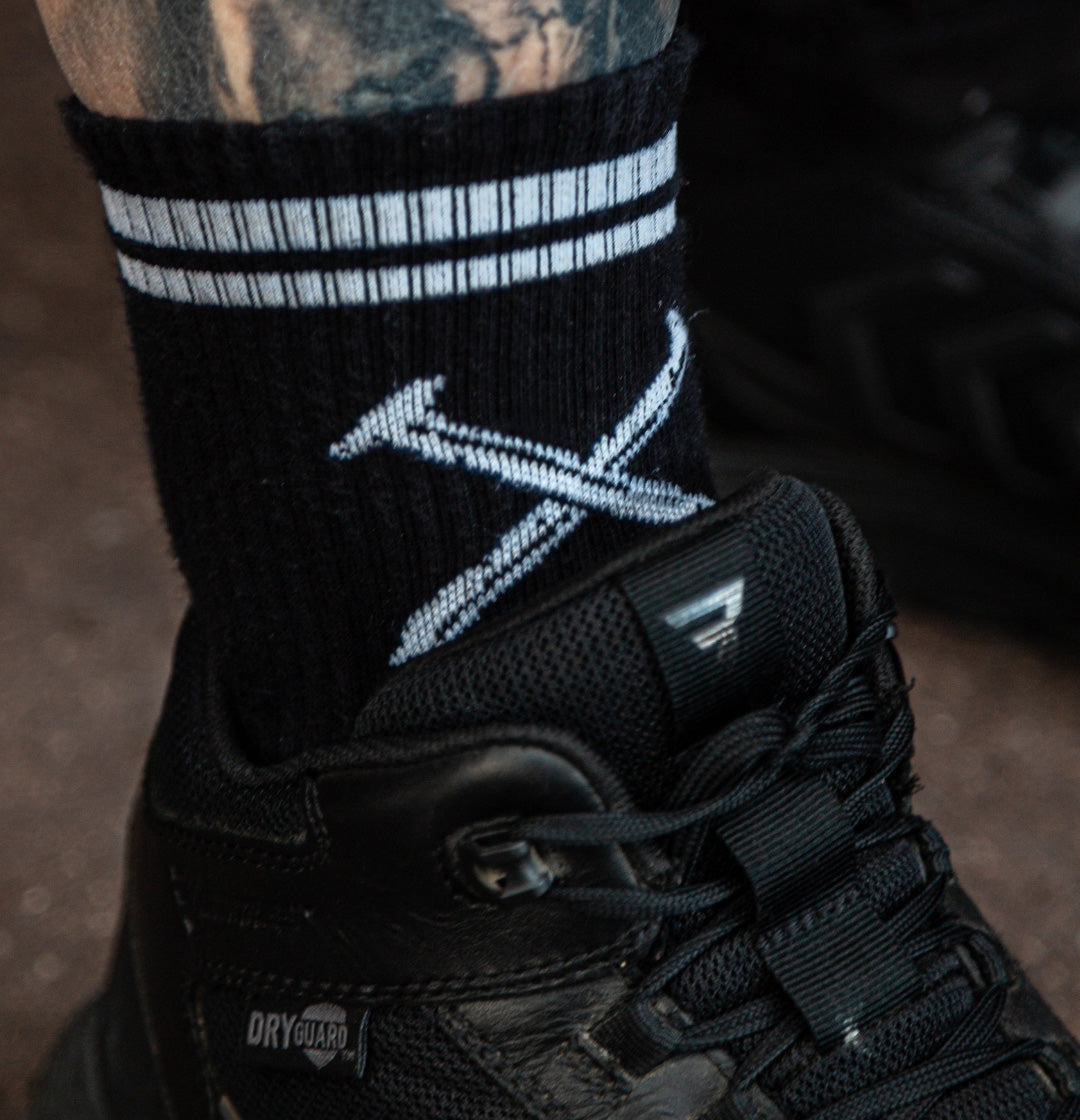 PERFORMANCE CREW SOCKS | BLACK