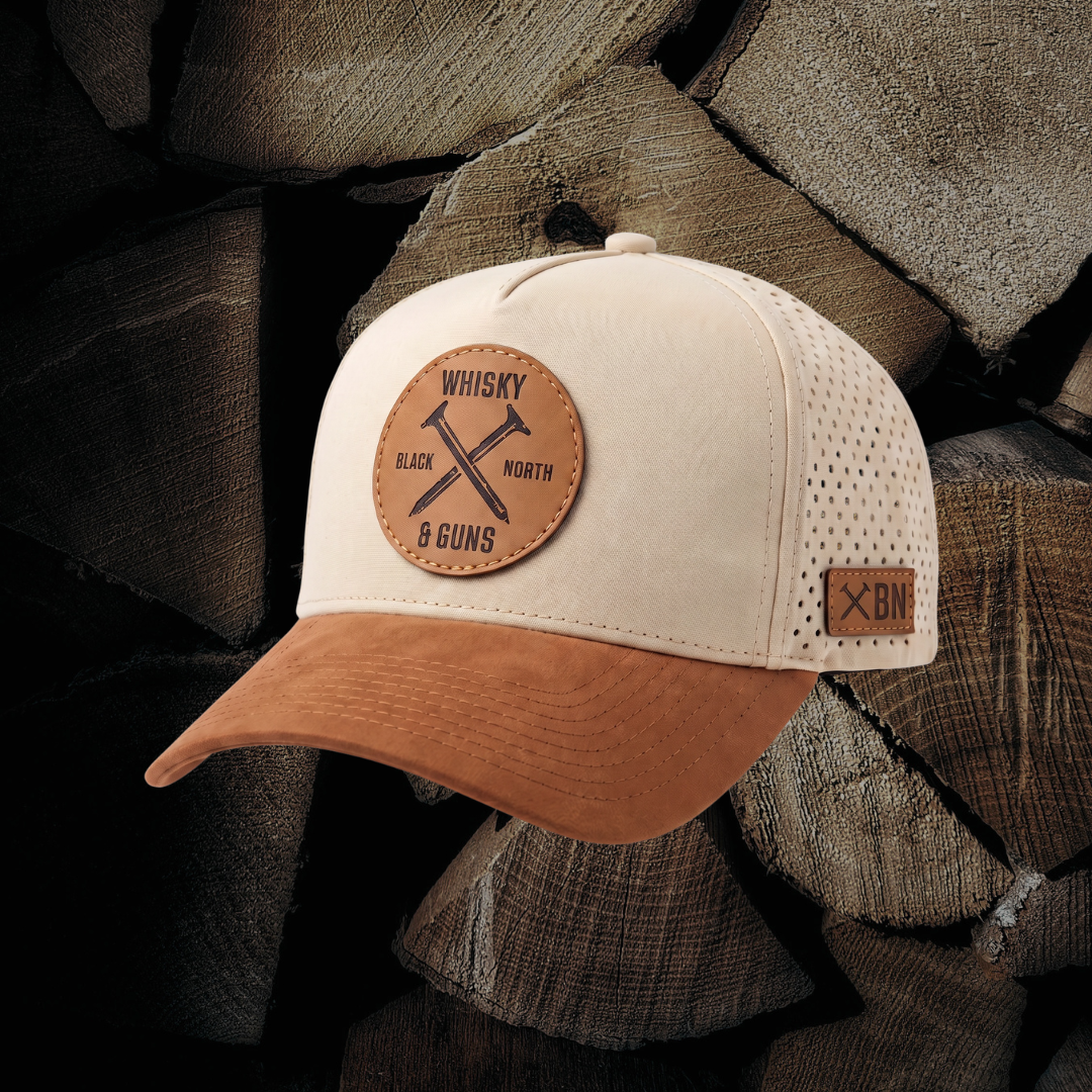 Basecap Herren Beige – Whisky & Guns | Black North