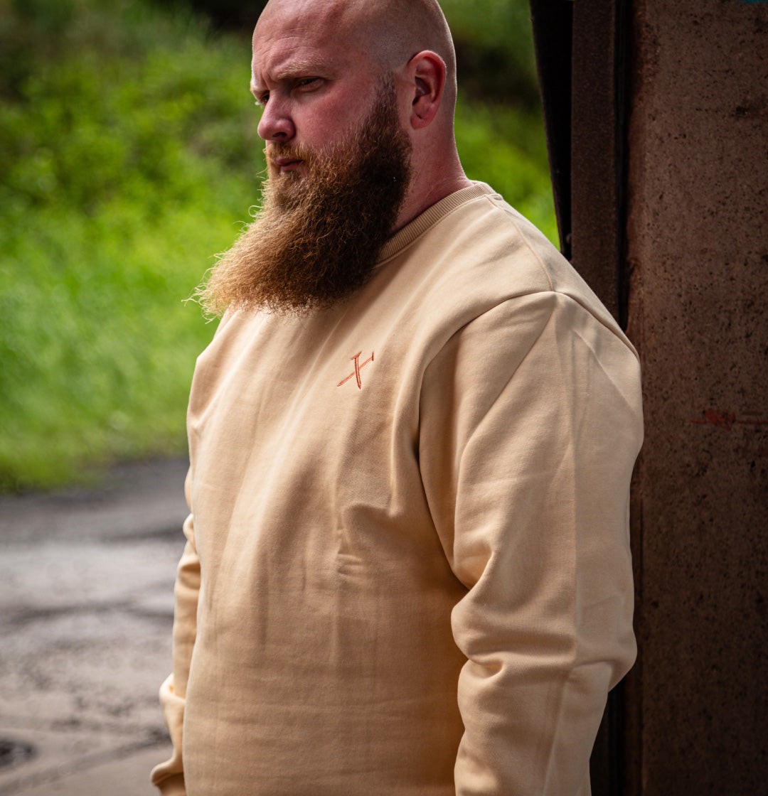 SIGNATURE CREWNECK | COYOTE & WHISKY BROWN