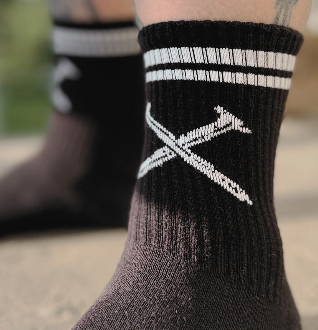 PERFORMANCE CREW SOCKS | BLACK