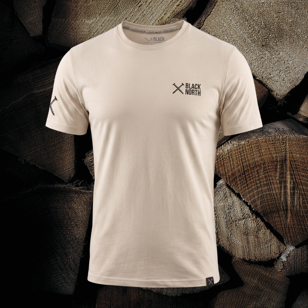 T-Shirt Herren Coyote & Schwarz – Signature | Black North
