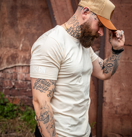 SHIRT WHISKY & GUNS | BEIGE & WHISKY BROWN