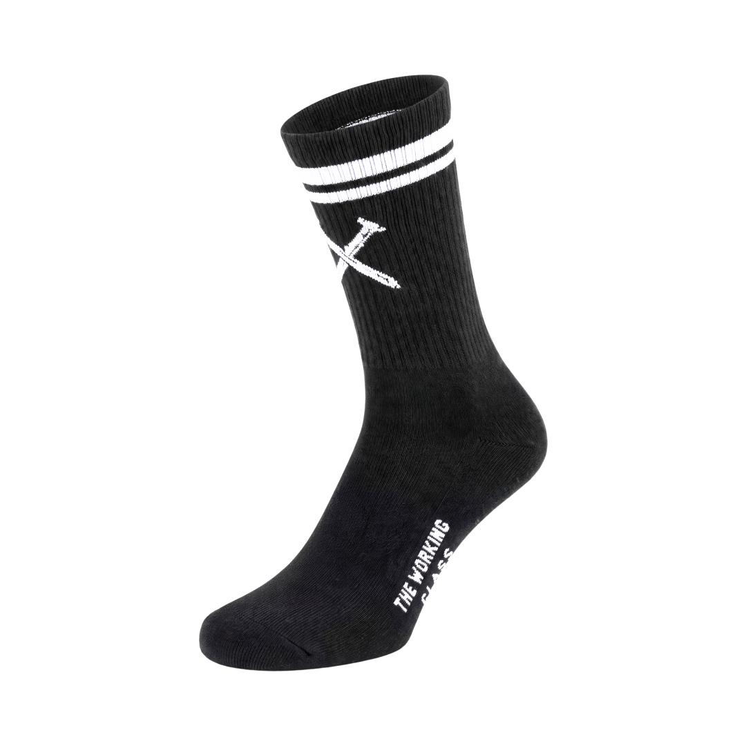 CREW SOCKS BLACK